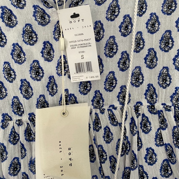 Cute white and blue Joie Shirt (Never Worn) - Picture 3 of 4